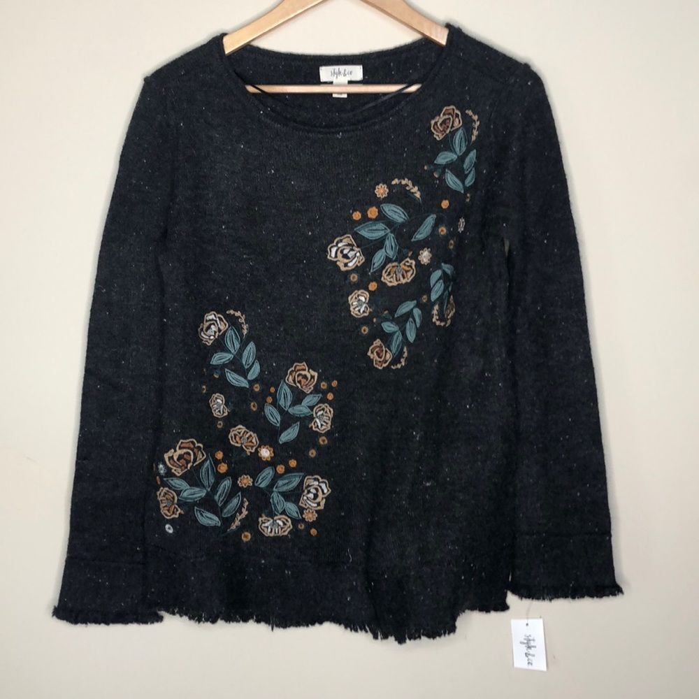 Style Co Black Heather Sweater